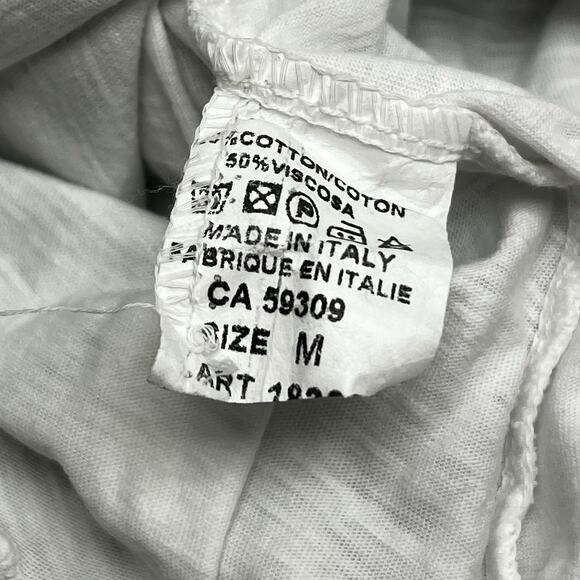 Angela Mara Sleeveless Mini Dress Made In Italy Woman's Size M Blue & White - Picture 7 of 8